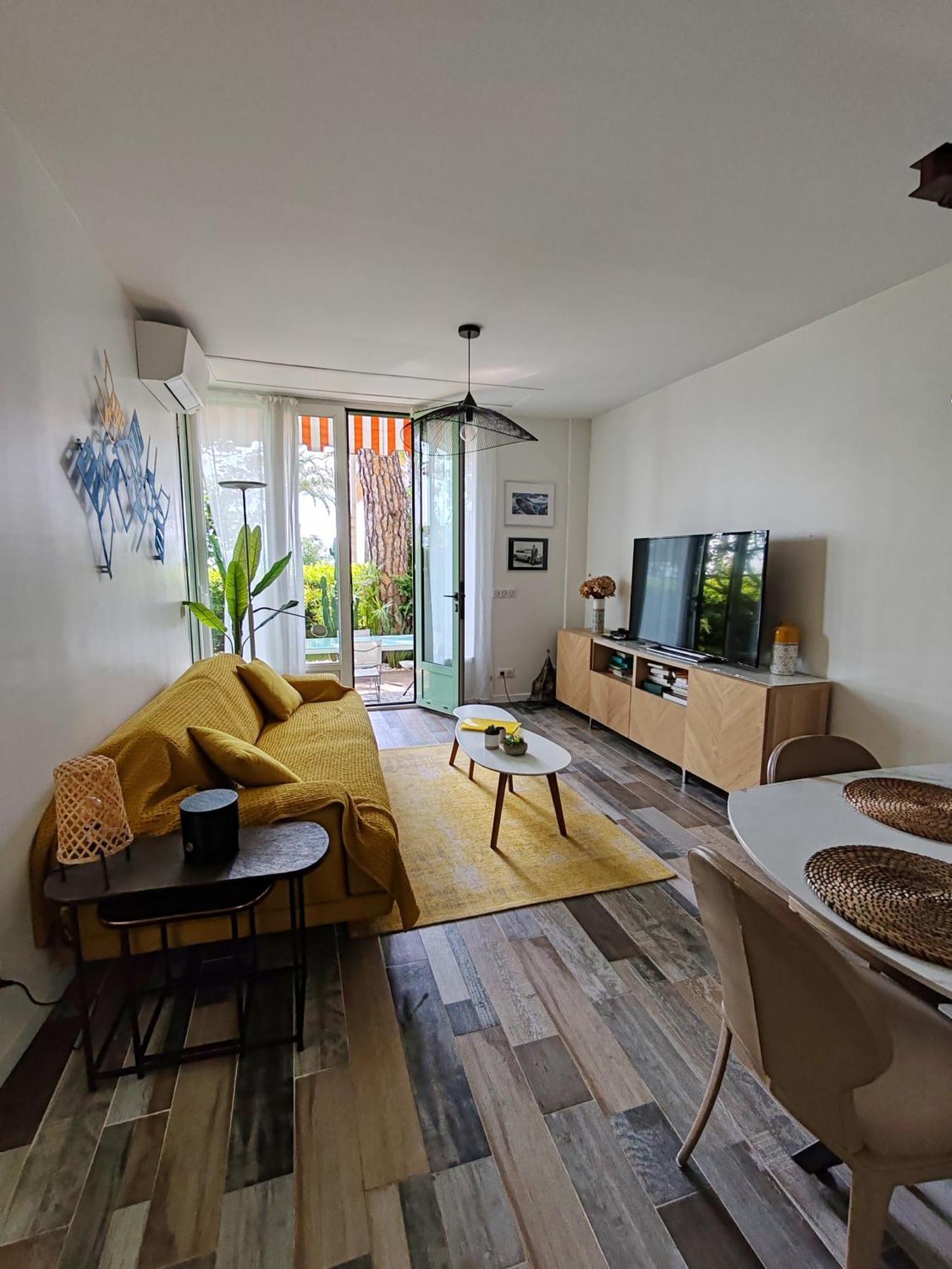 Garden Atlantide Promenade Apartment Nice Bagian luar foto