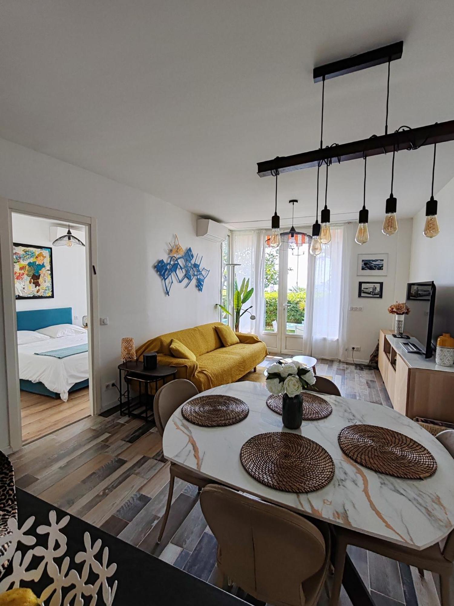 Garden Atlantide Promenade Apartment Nice Bagian luar foto