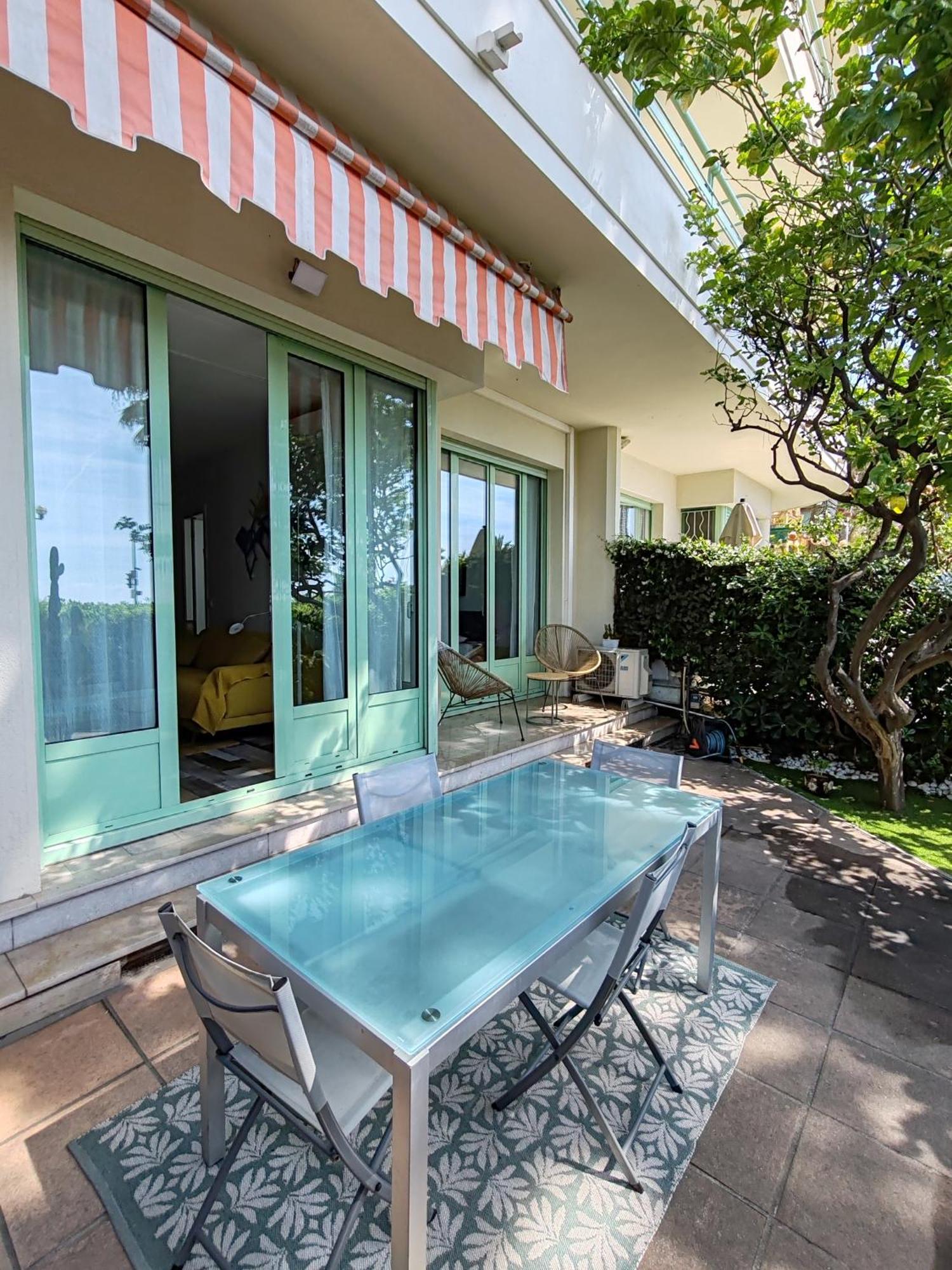 Garden Atlantide Promenade Apartment Nice Bagian luar foto